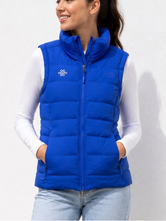 The North Face Jackets & Blazers - The North Face 700 Fill Down Vest Royal Blue Small Puffer Zip Outdoor Hiking